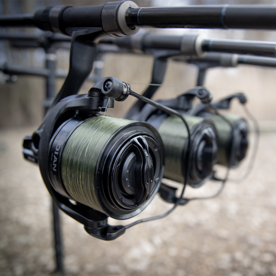 Ritė Okuma Obsidian Carp OSD 12000 35A 4.3:1 with Spare Spool