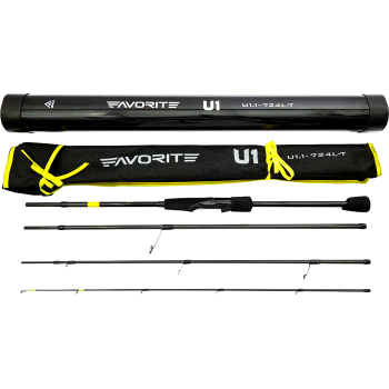 Spiningas Favorite U1 Tavel 724L-T 2.18m 3-12g (4-dalių)