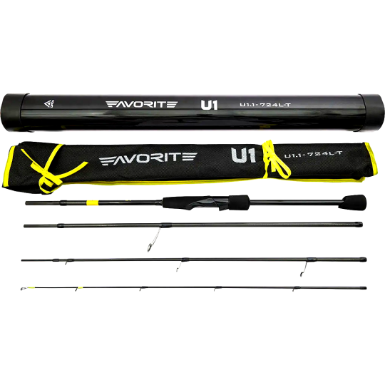 Spiningas Favorite U1 Tavel 724L-T 2.18m 3-12g (4-dalių)