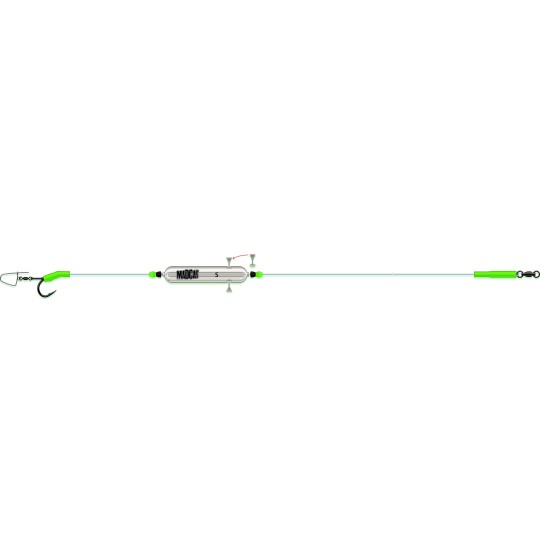 Sistemėlė Šamui MADCAT ADJUSTA PROFI RIVER RIG NOSECLIP SNGL6.0 Sistemėlė Šamui MADCAT ADJUSTA PROFI RIVER RIG NOSECLIP SNGL6.0
