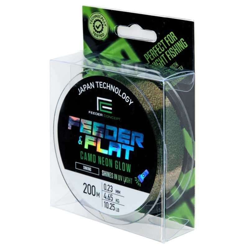 Valas Feeder Concept Feeder&Flat Camo Neon Glow 200m