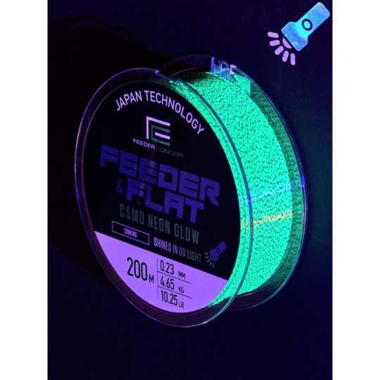 Valas Feeder Concept Feeder&Flat Camo Neon Glow 200m