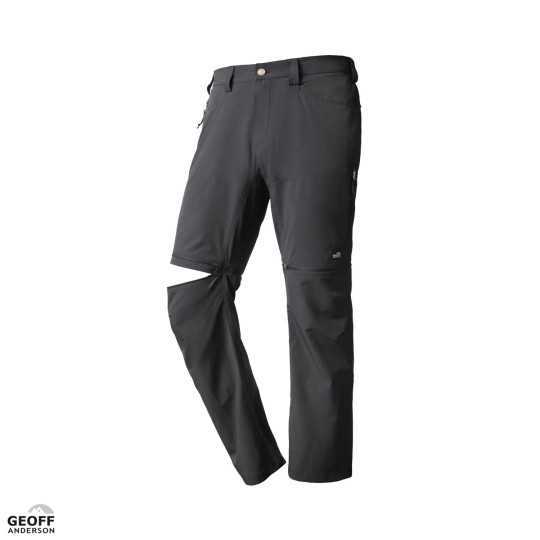 Kelnės Geoff Anderson ZipZone Light Black Kelnės Geoff Anderson ZipZone Light Black