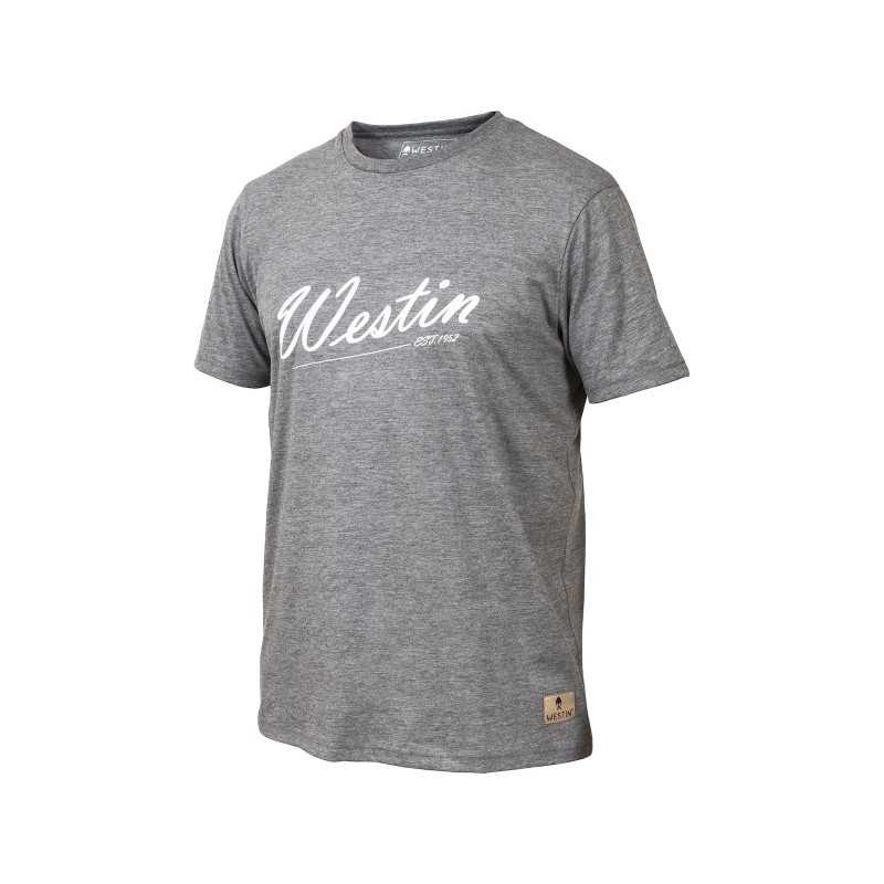 Marškinėliai Westin OLD SCHOOL T-SHIRT (Grey Melange ) Marškinėliai Westin OLD SCHOOL T-SHIRT (Grey Melange )