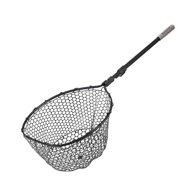 Graibštas Westin W3 C&R ADJUSTABLE FULL RUBBER MESH LANDING NET