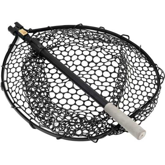 Graibštas Westin W3 C&R ADJUSTABLE FULL RUBBER MESH LANDING NET
