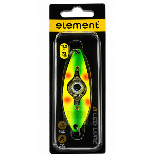 Blizgė Palijoms - Sykams Flasher su Led Šviesele 73mm 11,2g