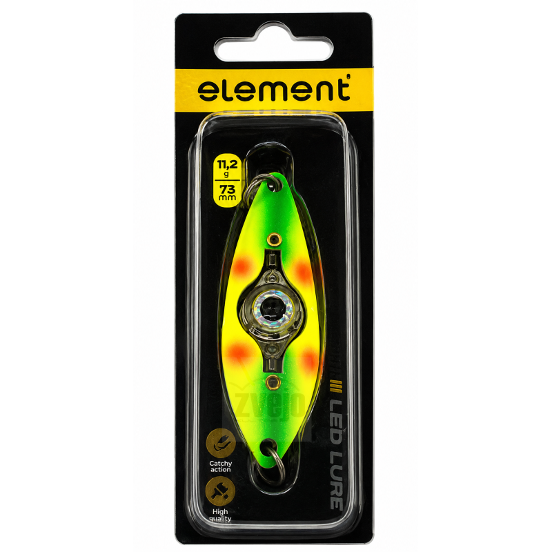 Blizgė Palijoms - Sykams Flasher su Led Šviesele 73mm 11,2g