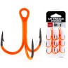 Kabliukai trišakiai Lucky John Orange UV