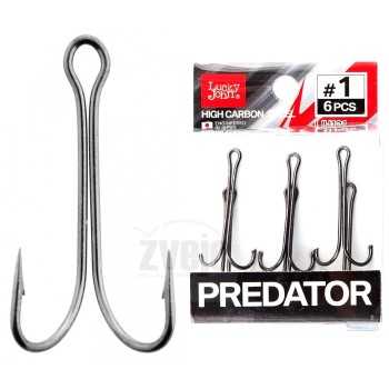 Kabliukai dvišakiai Lucky John Predator