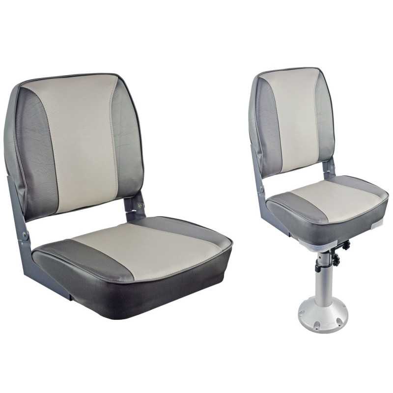 Sėdynė DELUXE FOLDING su pilnu paminkštinimu (grey/charcoal) Sėdynė DELUXE FOLDING su pilnu paminkštinimu (grey/charcoal)