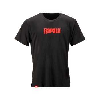 Marškinėliai RAPALA BLACK RED LOGO T-SHIRT RBRLT