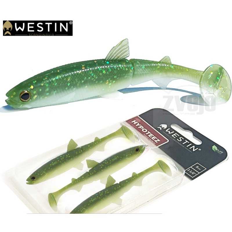 Guminukai Westin Hypo Teez Shad Tail 9cm 5g (3vnt) Guminukai Westin Hypo Teez Shad Tail 9cm 5g (3vnt)