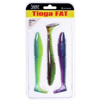 Guminukų rinkinys Lucky John Tioga Fat MIX 5.5'' (14.73cm/3vnt)