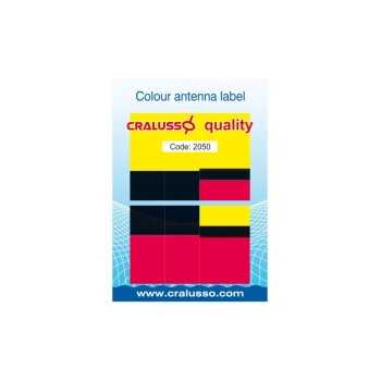 Spalvoti Lipdukai Pūdėms Cralusso Colour Antenna Label 2050