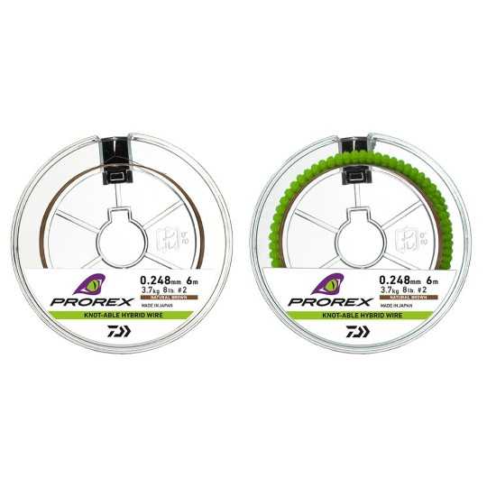 Pavadėlinė medžiaga Prorex Knot-Able Hybrid Wire 6m Pavadėlinė medžiaga Prorex Knot-Able Hybrid Wire 6m