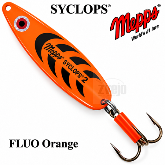 Blizgė Mepps Syclops Fluo