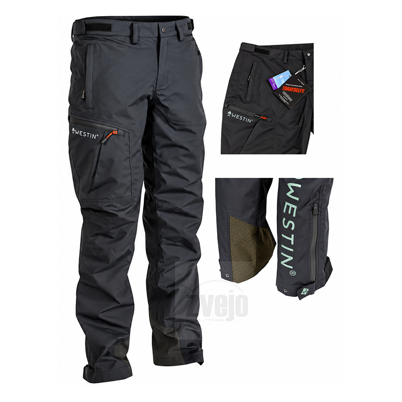 Kelnės Westin W6 Rain Pants Steel Balck Kelnės Westin W6 Rain Pants Steel Balck