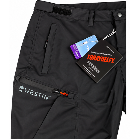 Kelnės Westin W6 Rain Pants Steel Balck Kelnės Westin W6 Rain Pants Steel Balck