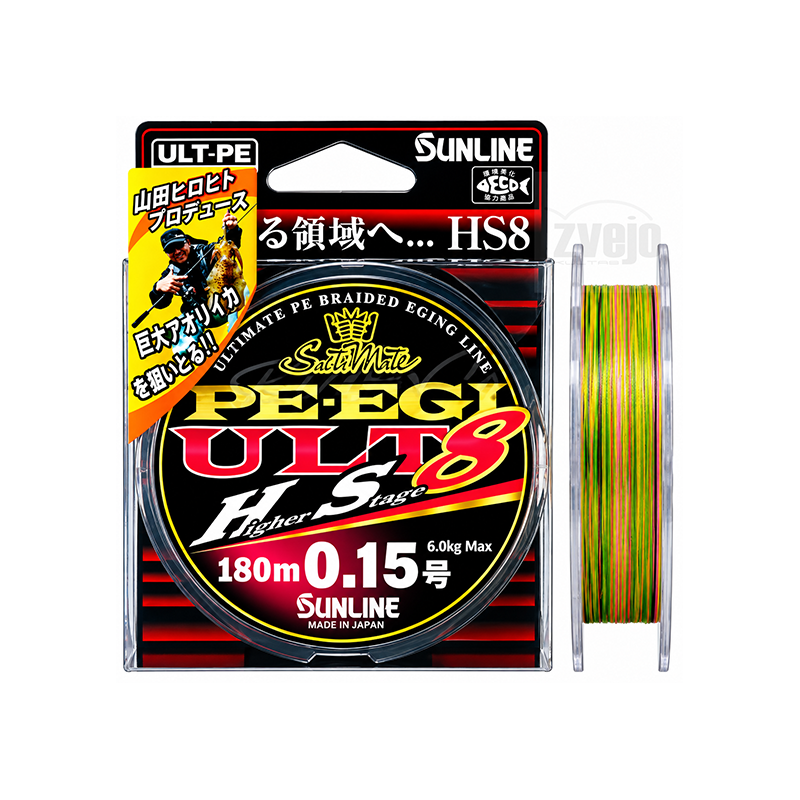 Pintas valas Sunline PE EGI ULT HS8 180m