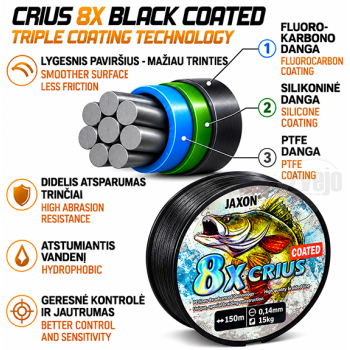 Valas Pintas Jaxon 8xCrius 150m