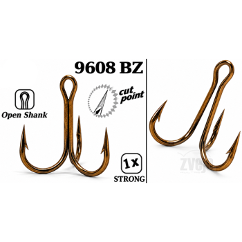 Kabliukas Trišakis VMC 9608 BZ Clip-In