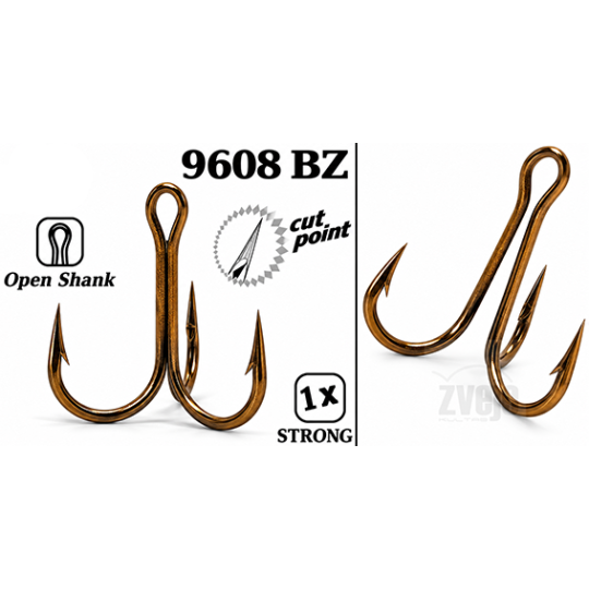 Kabliukas Trišakis VMC 9608 BZ Clip-In Kabliukas Trišakis VMC 9608 BZ Clip-In
