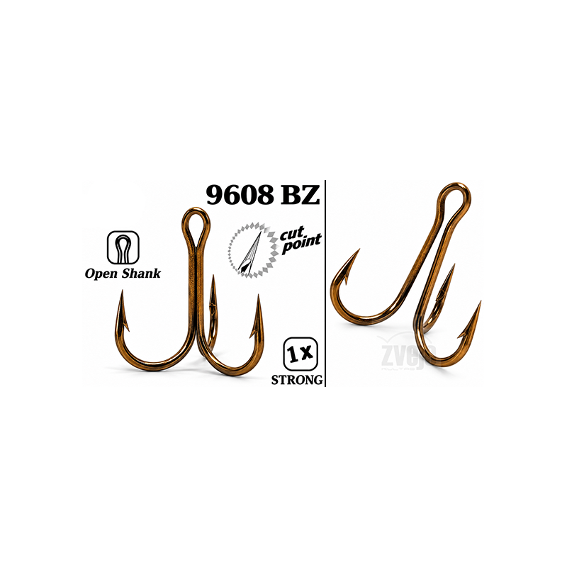Kabliukas Trišakis VMC 9608 BZ Clip-In Kabliukas Trišakis VMC 9608 BZ Clip-In