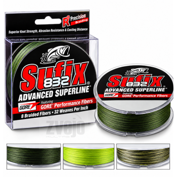 Valas Pintas Sufix 832 ADVANCED SUPERLINE 120m Green