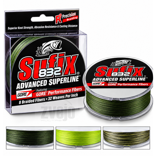 Valas Pintas Sufix 832 ADVANCED SUPERLINE 120m Green