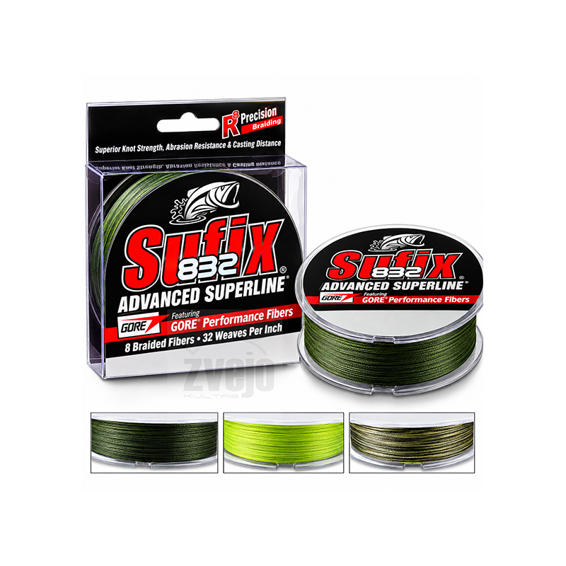 Valas Pintas Sufix 832 ADVANCED SUPERLINE 120m Green