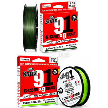 Valas Pintas Sufix 91 Braid Lo-Vis 150m