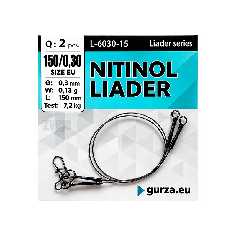 Pavadėliai Titaniniai Gurza Nitinol Leader