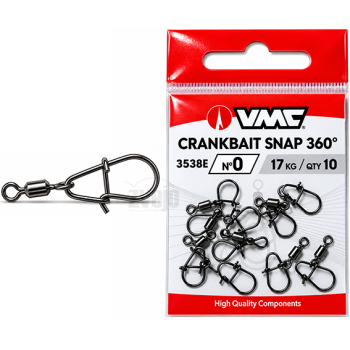 Karabinas su suktuku VMC CRANK BAIT SNAP 3538E