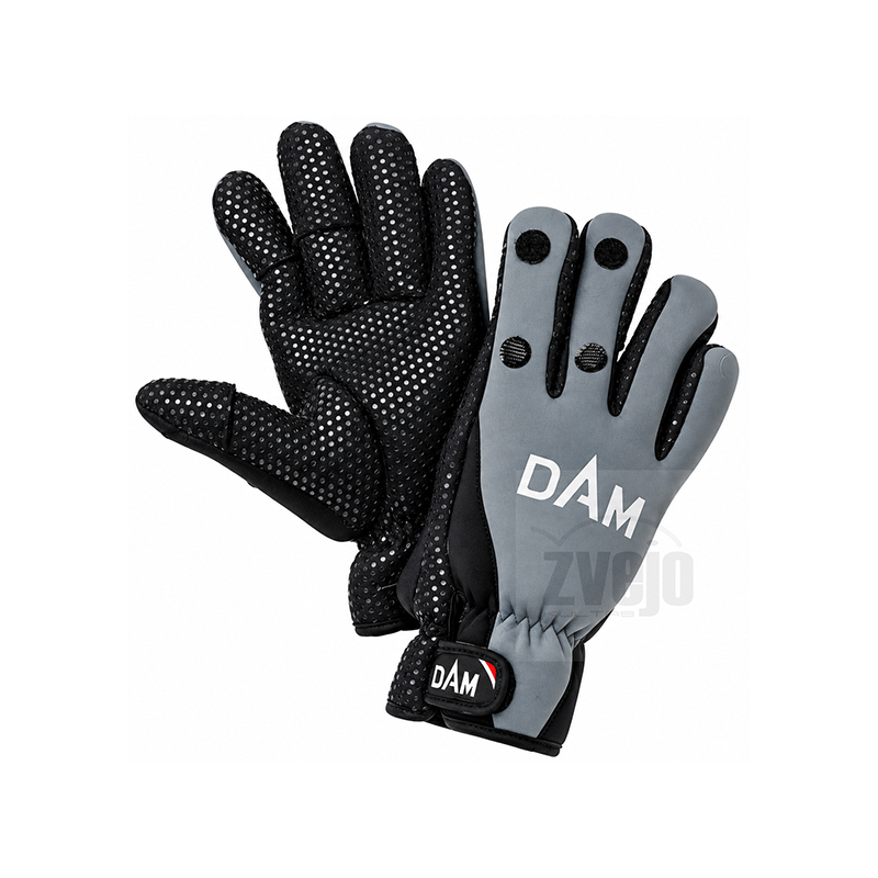 Pirštinės DAM Neoprene Fighter Glove Black/Grey Pirštinės DAM Neoprene Fighter Glove Black/Grey