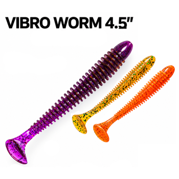 Guminukai Crazy Fish Vibro Worm 4.5'' 115mm/7.3g