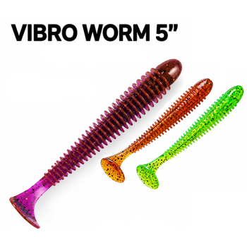 Guminukai Crazy Fish Vibro Worm 5'' 120mm/9.7g