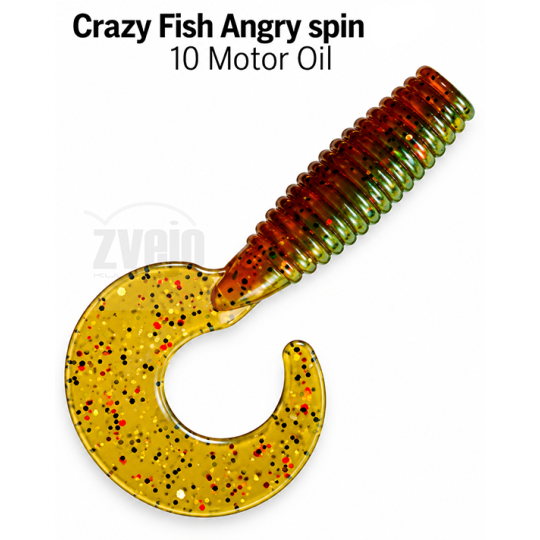Guminukai Crazy Fish Angry Spin 1.8'' 45mm/1.4g
