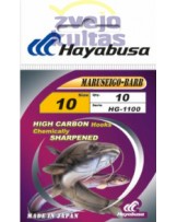 Kabliukai Hayabusa HB1100 Maruseigo-Barb Black Nickel