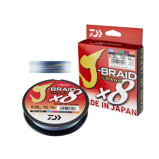 Pintas valas Daiwa J-Braid Grand X8