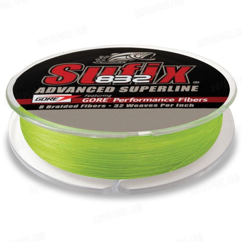 Pintas valas Sufix 832 NEON LIME 8 gijų