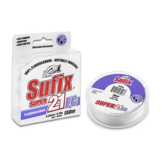 Valas Sufix Super 21 Fluorocarbon 150m
