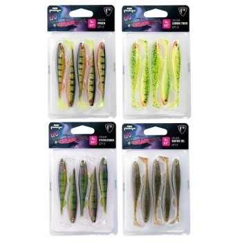 Guminukai pakuotė FOX RAGE Slick Shad Ultra UV 9cm