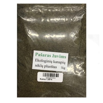 Ekologinių kanapių sėklų pluoštas