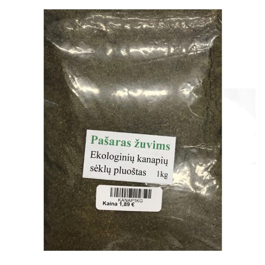 Ekologinių kanapių sėklų pluoštas