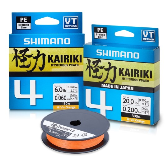 Pintas valas Shimano Kairiki X4 Orange