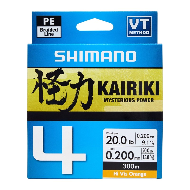 Pintas Valas Shimano Kairiki X4 300m Orange