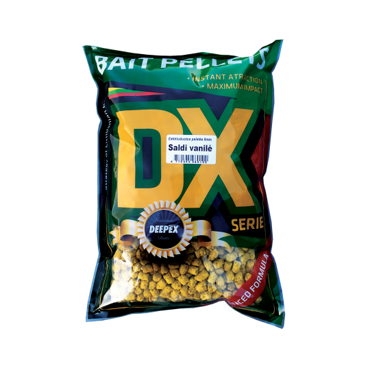 Ekstriuduotos peletės Deepex DX 8mm