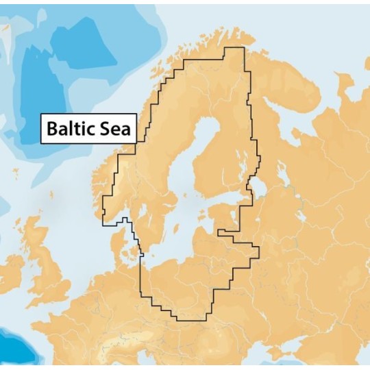 Žemėlapiai (SD kortelė) NAVIONICS BALTIC, FI, SE, NOR S G/XL9 MDS