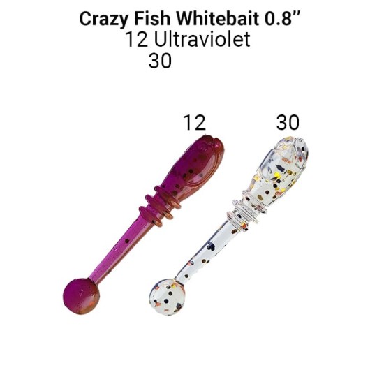 Guminukas Crazy Fish Whitebait 20mm